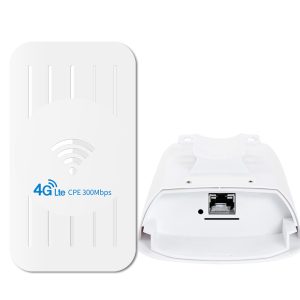 POE waterproof Outdoor 4G LTE Router High 300Mbps Wireless CPE Wifi Router with 24V Adapter for IP Camera