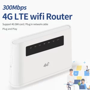 B310as-852 4G Lte Gateway  Lan Car Hotspot 150Mbps CPE WIFI ROUTER Modem Huawei optional battary